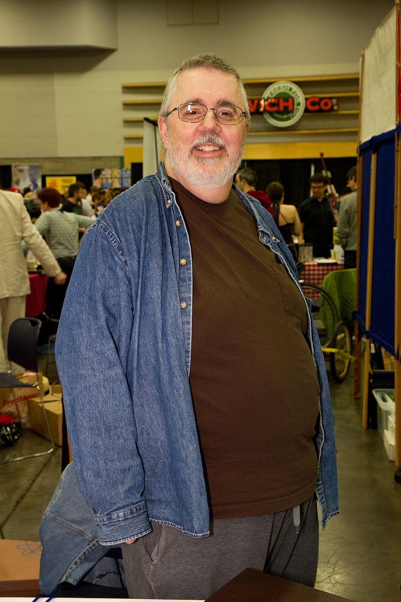 Kurt Busiek of Astro City at the Stumptown Comics Festival.