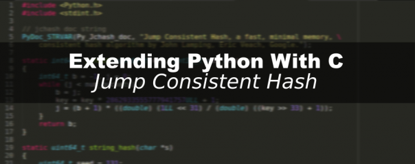 使用 C 來編寫 Python 模組 – 以 jump consistent hash 為例