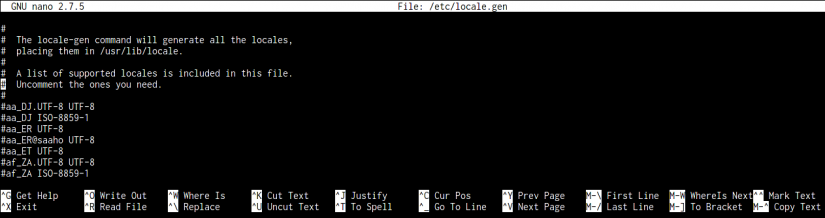 修正 Arch Linux locale 無法 generate 以及 tmux mosh 出現錯誤