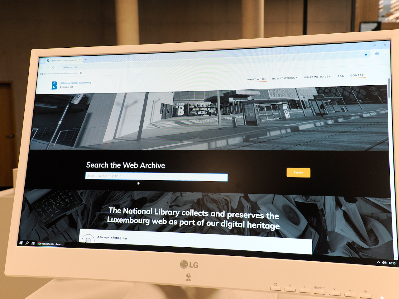 Visiting National Library of Luxembourg (BnL) For Luxembourg Web Archive